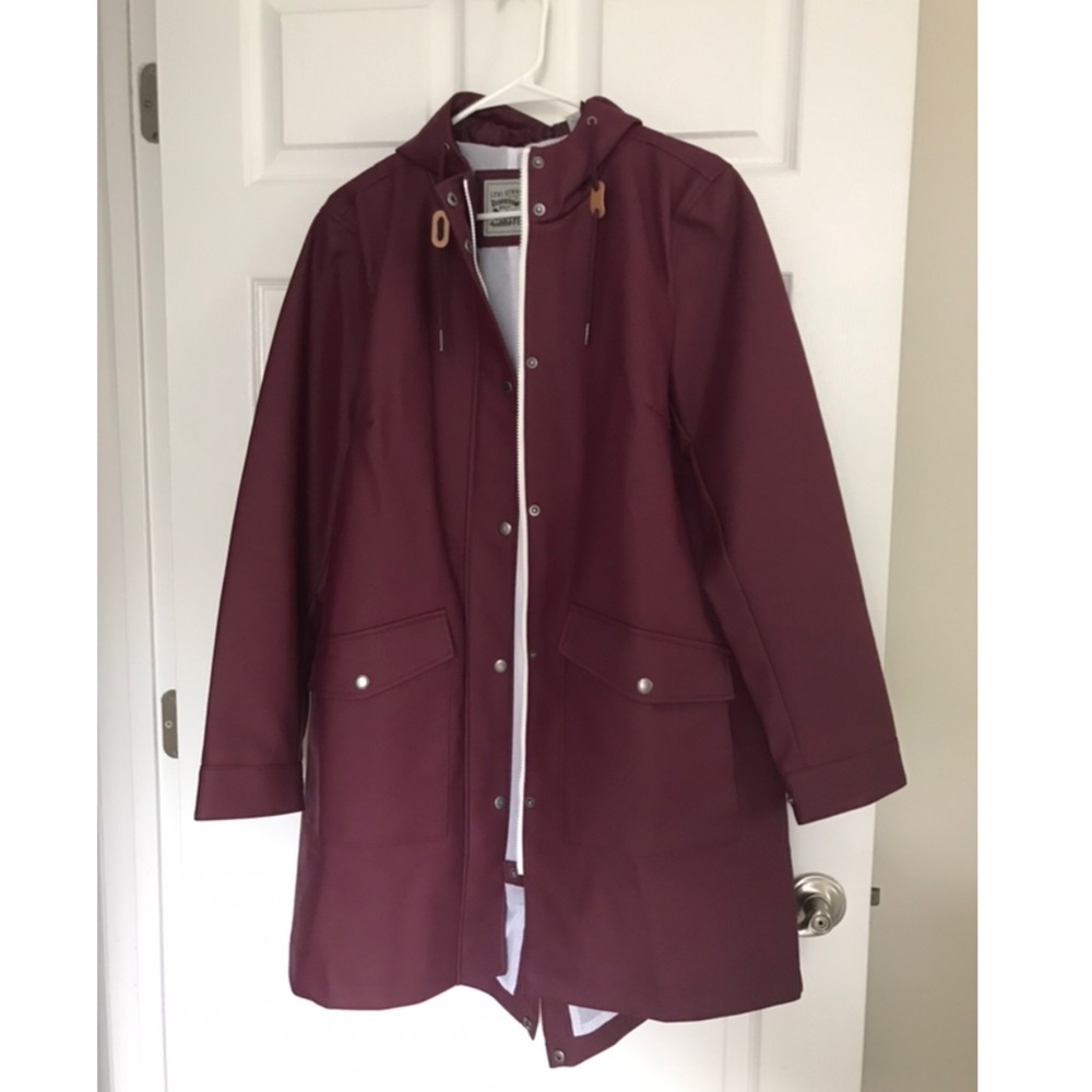 Levi Strauss Wine Raincoat L